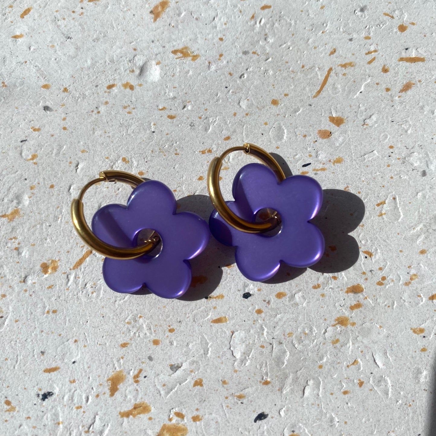 Capucine Pop Flower - Boucles d'oreilles interchangeables