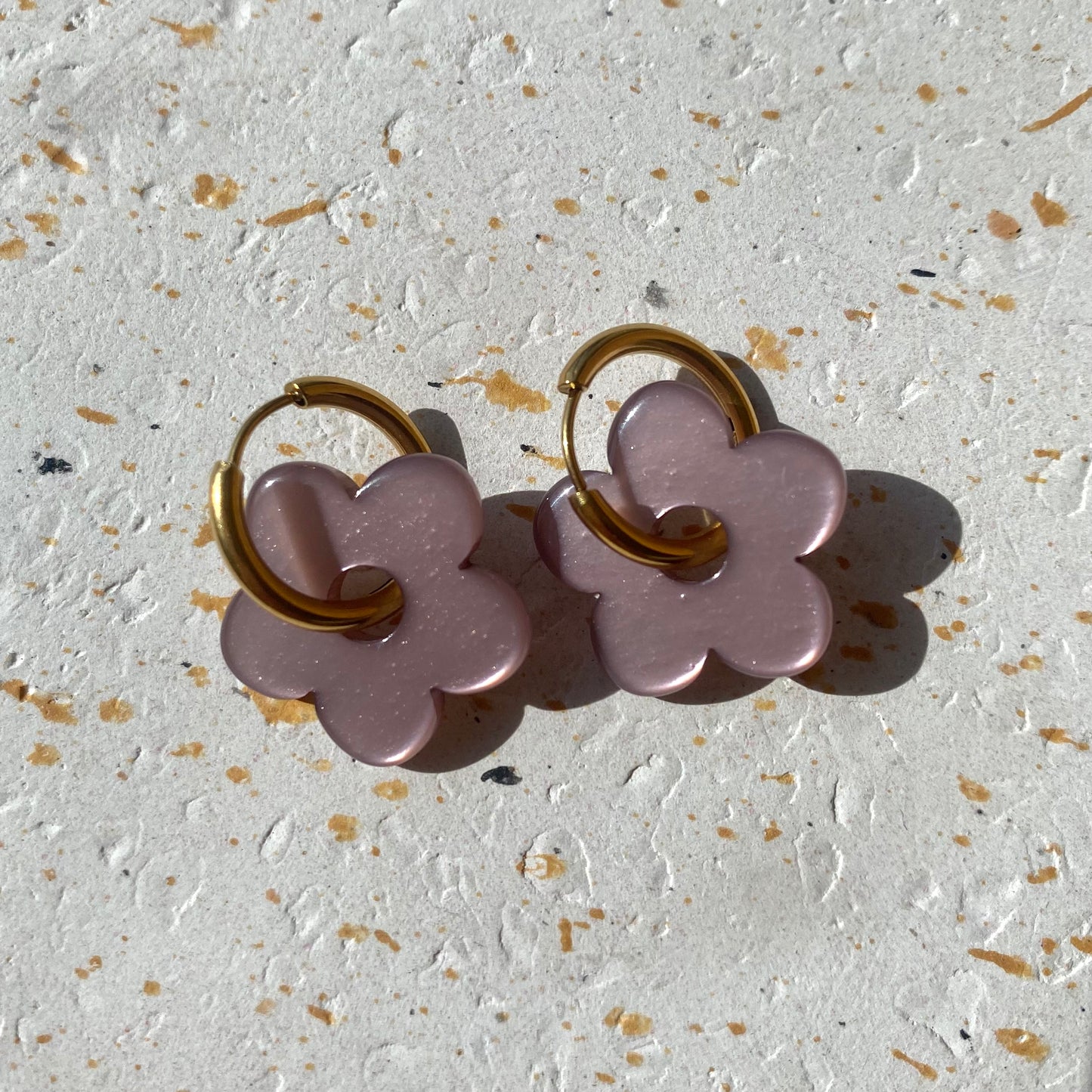 Capucine Pop Flower - Boucles d'oreilles interchangeables