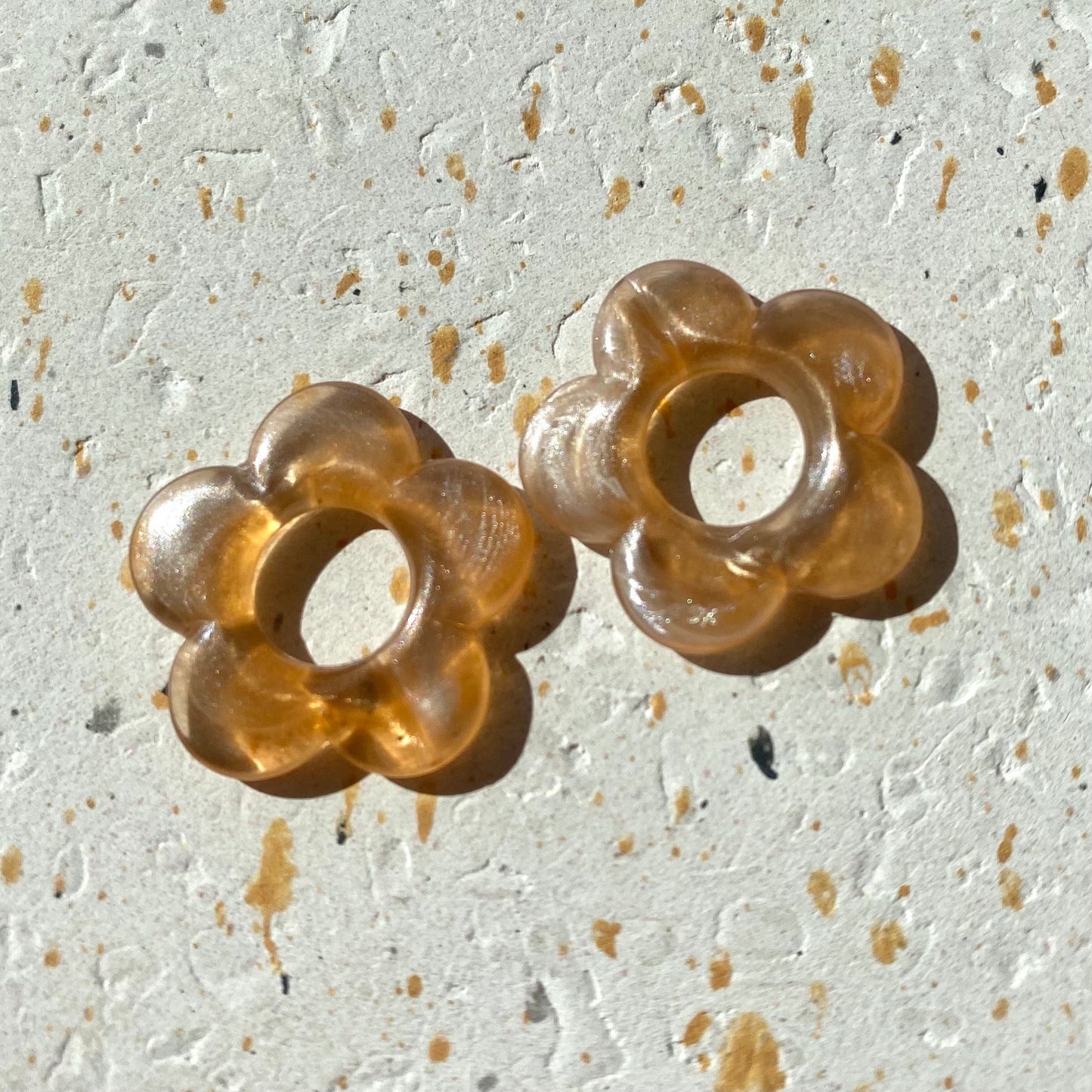 Capucine Pearl - Boucles d'oreilles interchangeables