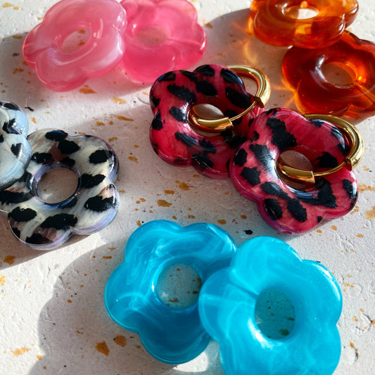 Capucine Maxi Bloom - Boucles d'oreilles interchangeables