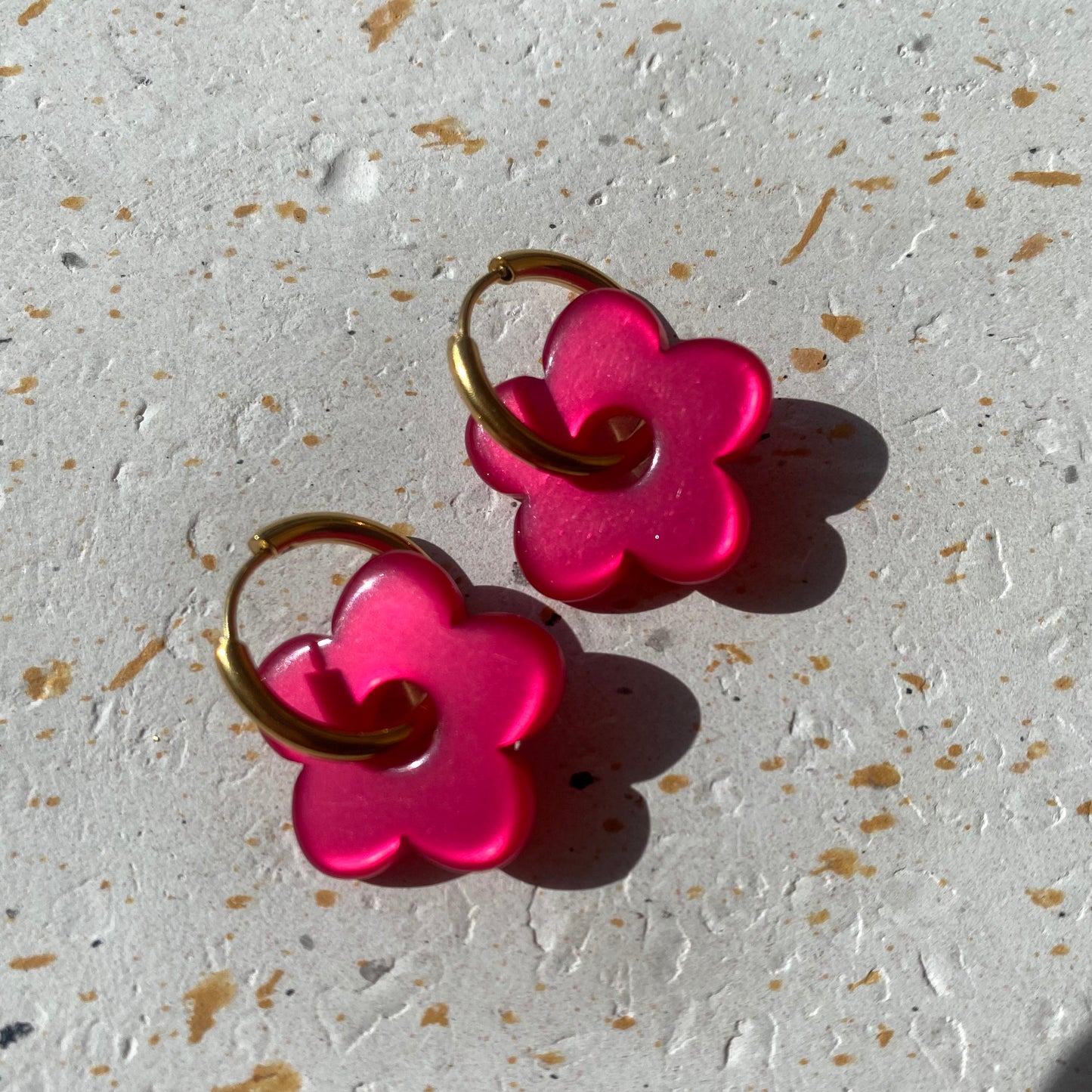 Capucine Pop Flower - Boucles d'oreilles interchangeables