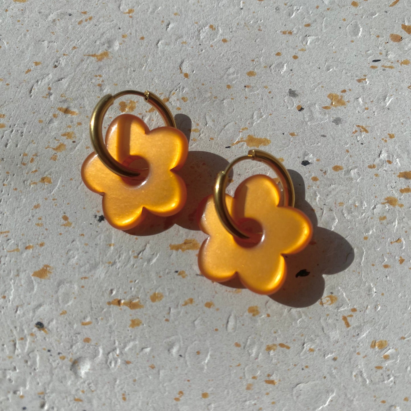 Capucine Pop Flower - Boucles d'oreilles interchangeables