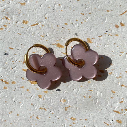 Capucine Pop Flower - Boucles d'oreilles interchangeables